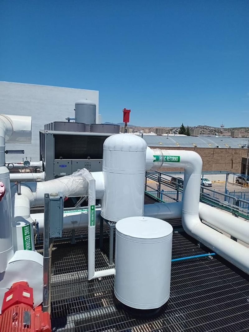 Aislamiento en línea de proceso y tanque en planta